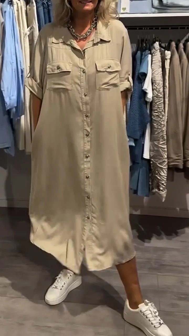 Fru Denim Skjortekjole Stilla