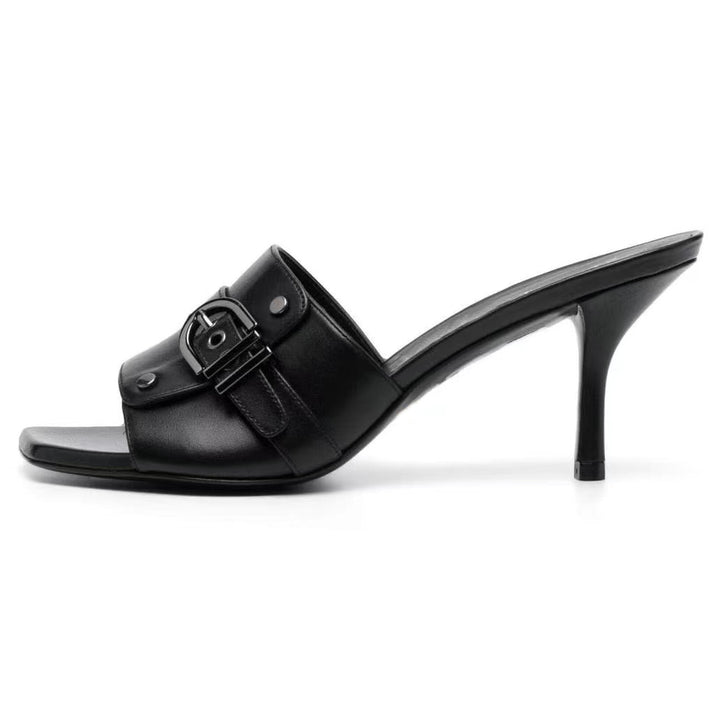 Femme Elegante Stropper-Pumps med Spænde-Detalje Stilla