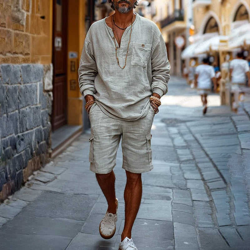 Herrer casual linnedragt Stilla