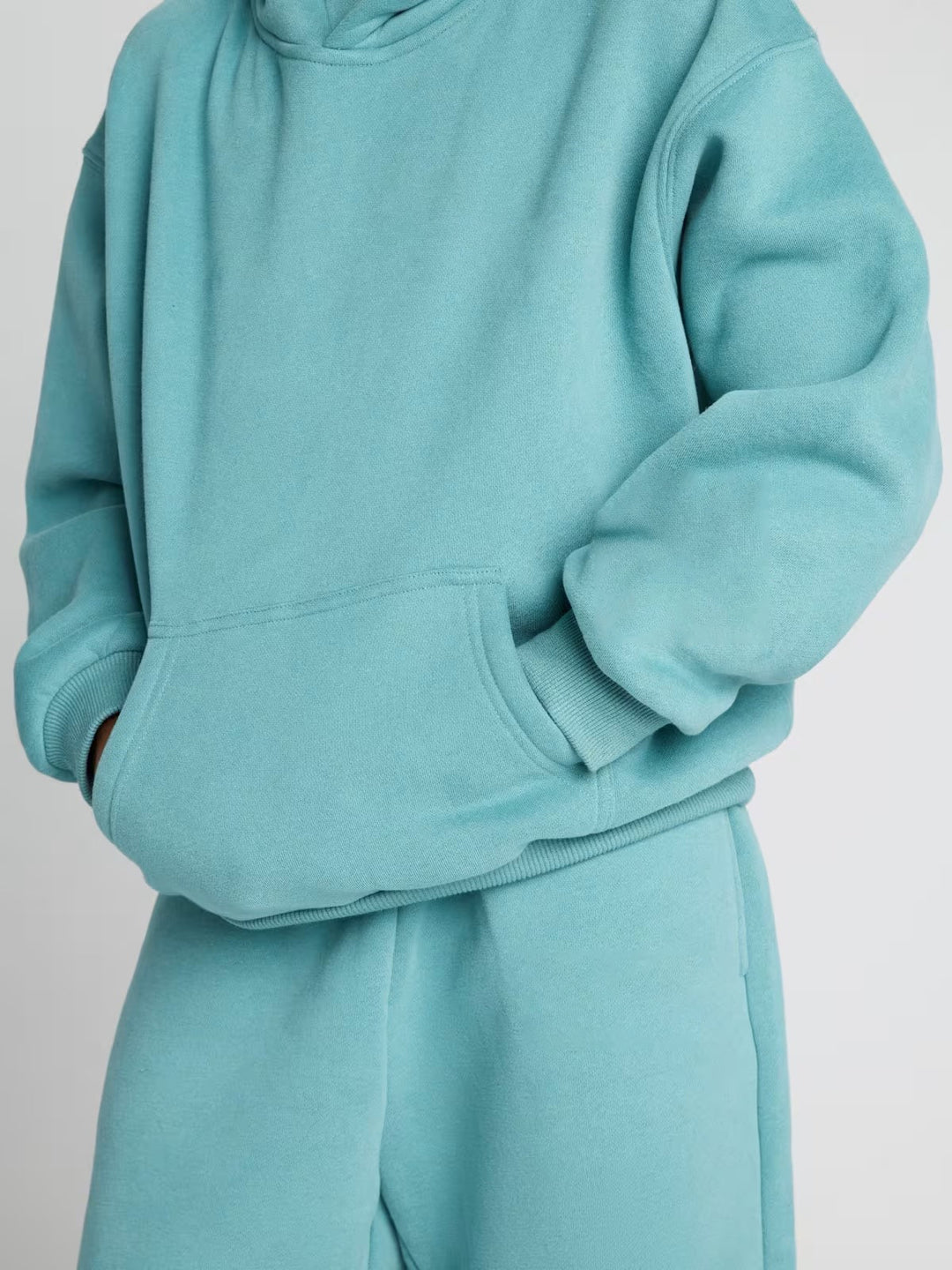 Kvinders oversized hoodie jumpsuit lavet af blødt fleece Skovae