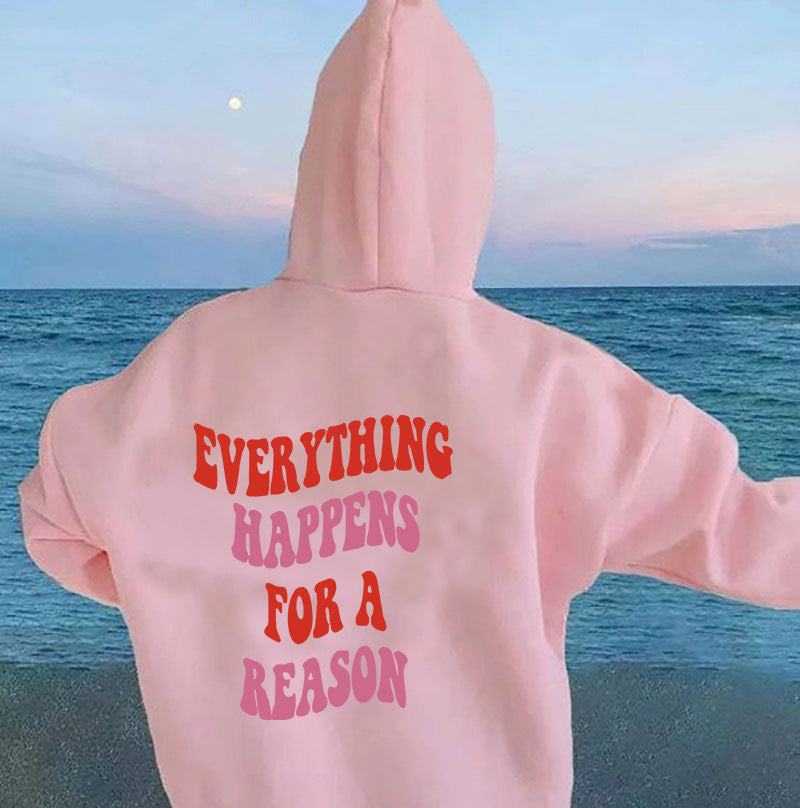 Kvinders hoodie med et unikt motiverende slogan og en komfortabel pasform Skovae