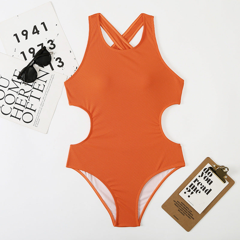 Dame Én-delt Badedragt med innovativt Cut-Out-design Stilla
