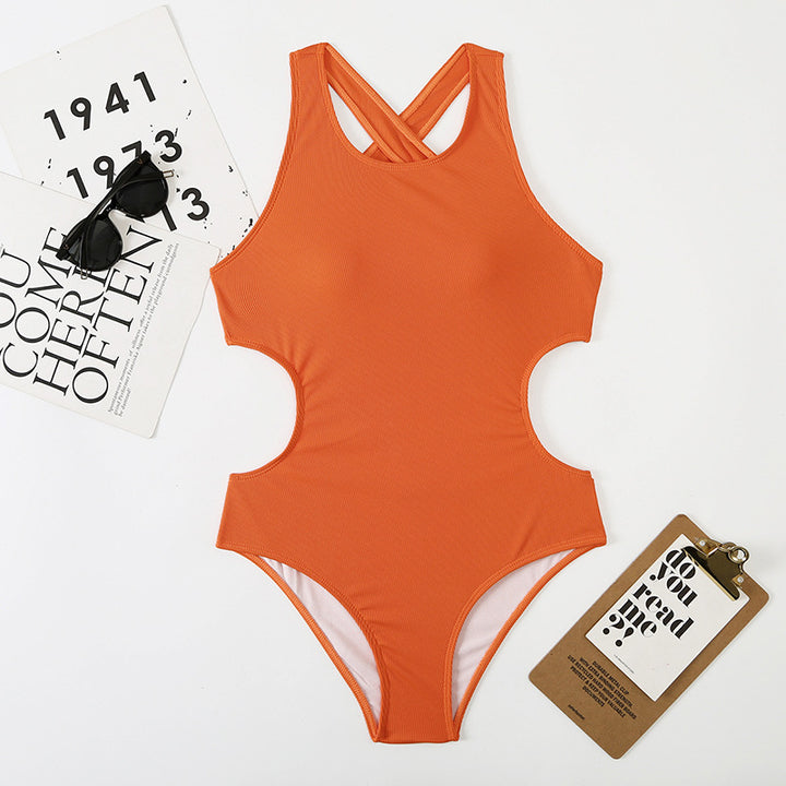 Dame Én-delt Badedragt med innovativt Cut-Out-design Stilla
