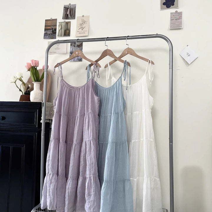 Femme Bohemian Gestufte Maxikjole Stilla