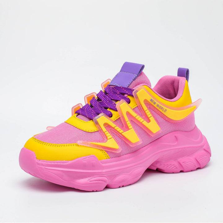 Dame Behagelige og moderne sneakers med stødabsorberende sål Stilla