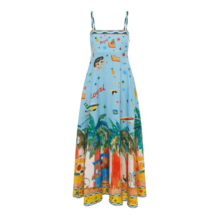 Kvinder Boho-inspireret Sommer Maxi Kjole Stilla