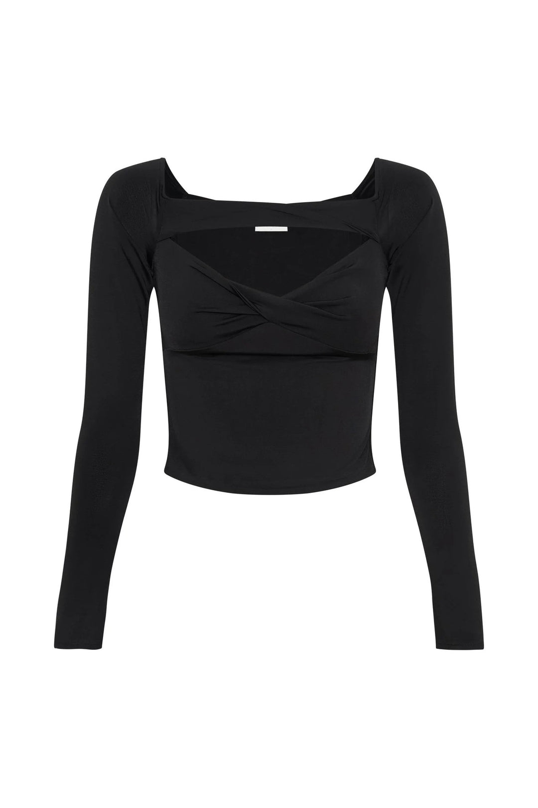 Dame Crop-Top med asymmetrisk design og tætsiddende pasform Stilla
