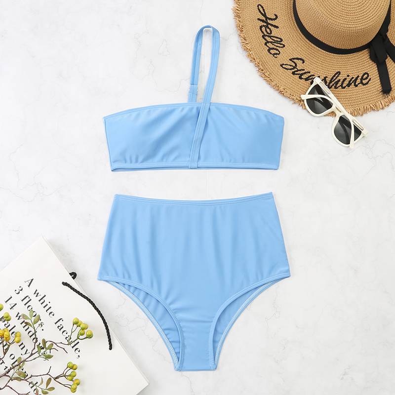Dame Højtaljet Bralette Bikini Sæt Stilla