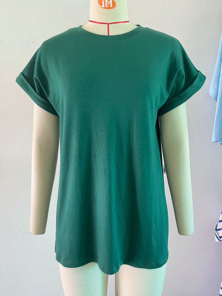 Stilla | Essential Plain Solid Rund Løs Tee