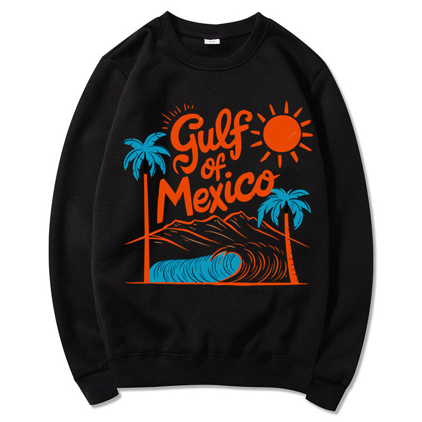 Kvinders sweatshirt med maritimt grafisk design og afslappet snit Stilla