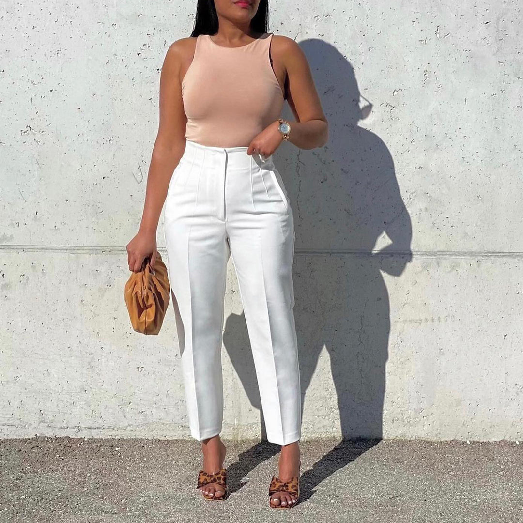 Dame Elegant Bluse med moderne mønstre Stilla