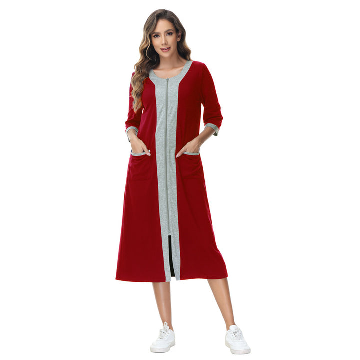 Dame bathrobe med praktiske lommer Stilla