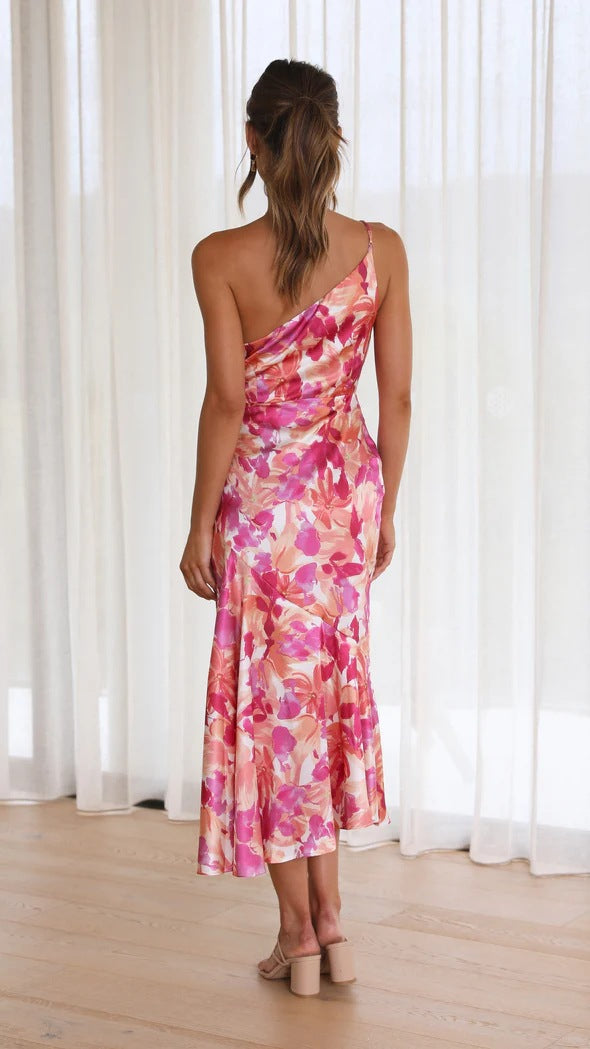 Stilla | Asymmetrisk Blomster Kjole