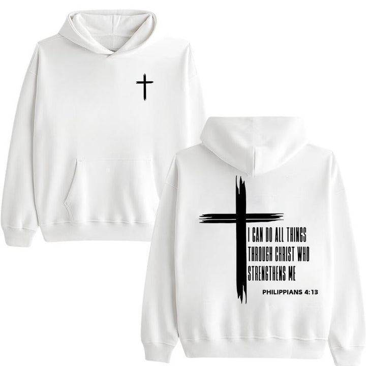 Herre hoodie med inspirerende design Skovae