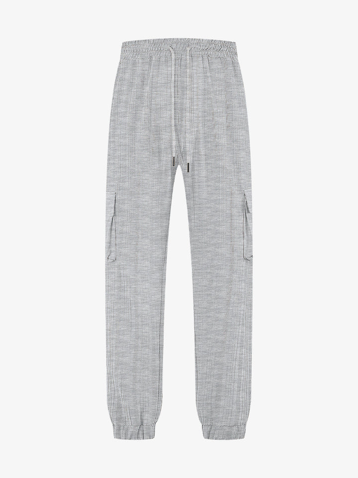 Herre Cargo-Style Sweatpants med elastisk talje og praktiske sidelommer Stilla