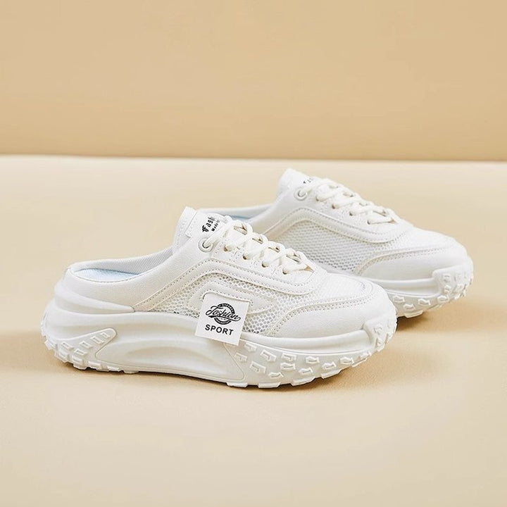 Dame Sneakers med åndbar mesh-overflade og skridsikker sål Stilla