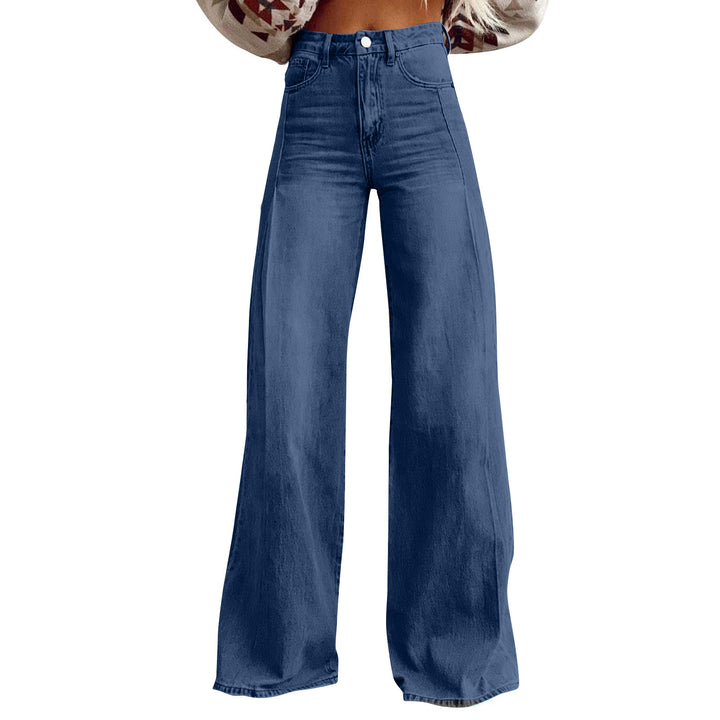 Dame Bredde Højtaljede Jeans i Urban Stil Skovae