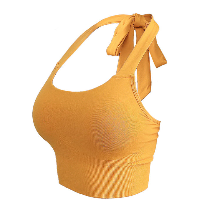 Dame sporty sæt med højt skåret crop-top og kompakte cykelshorts Stilla