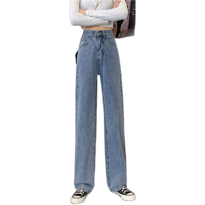 Kvindernes Bred Skåret Jeans med Høj Talje Stilla