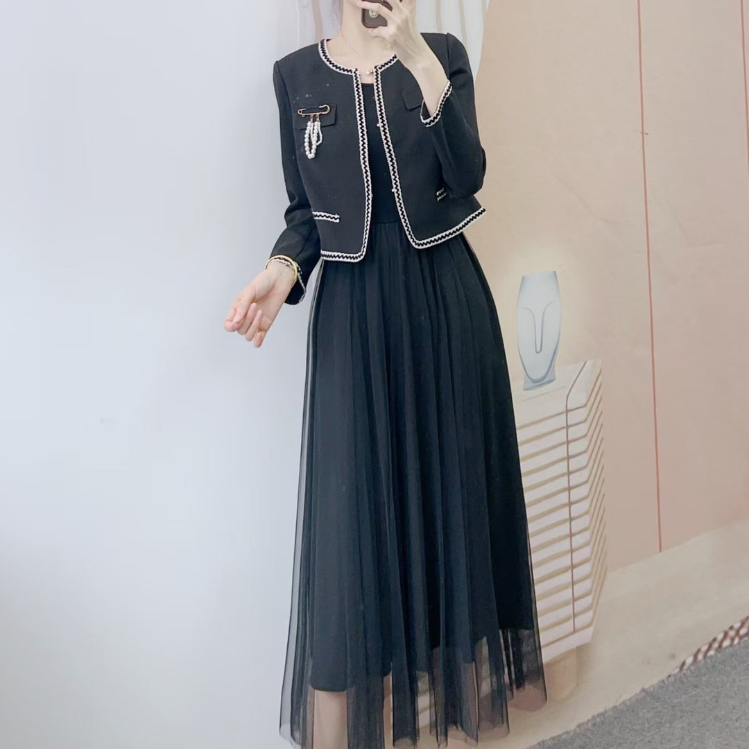 Dame elegant kort blazer med eksklusive detaljer Stilla