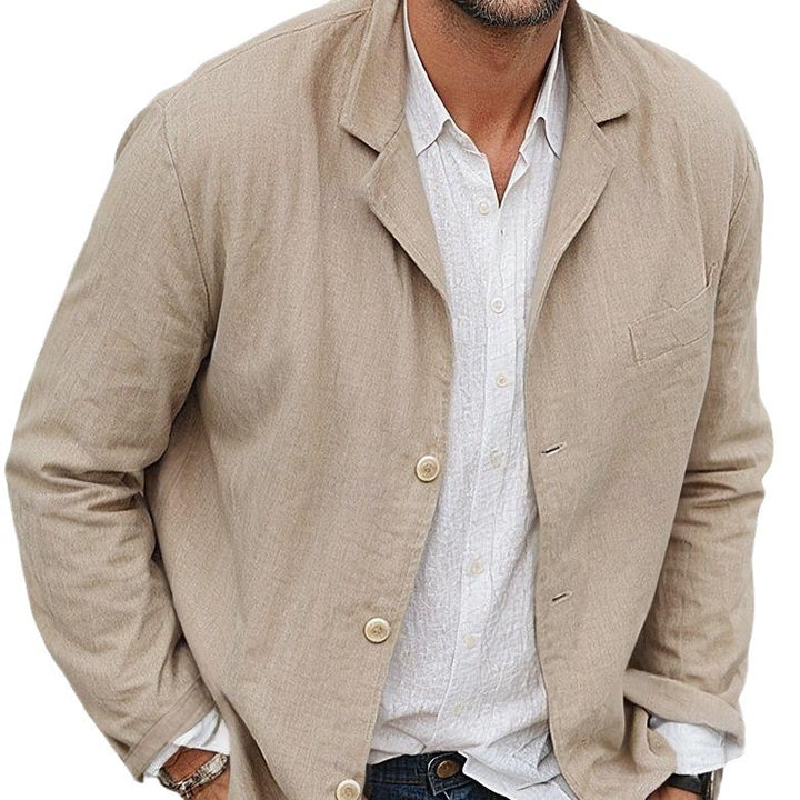 Herre elegant linnedjakke i casual-stil Stilla