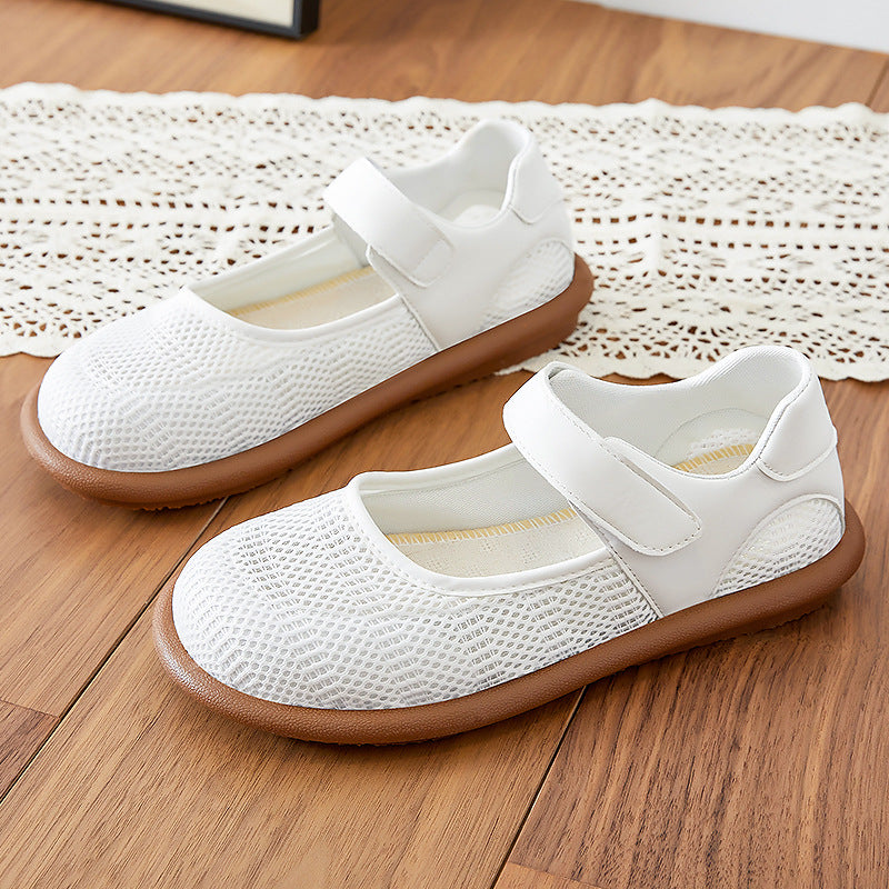 Dame Komfortable og åndbare Slip-On Ballerinaer med justerbar rem Stilla