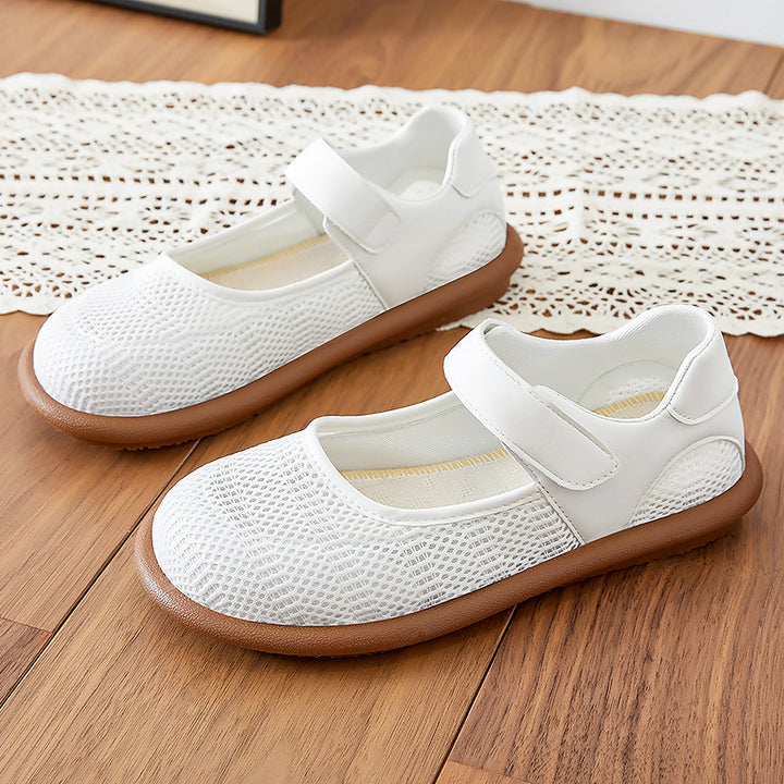 Dame Komfortable og åndbare Slip-On Ballerinaer med justerbar rem Stilla