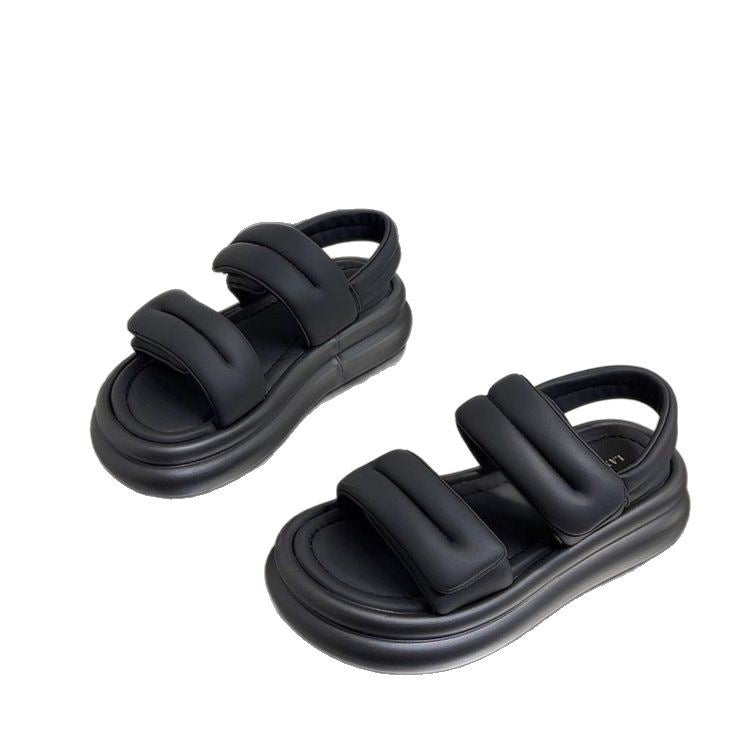 Dame komfort-sandaler med dæmpende remme og ergonomisk sål Stilla