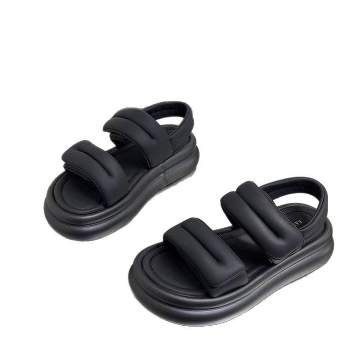 Dame komfort-sandaler med dæmpende remme og ergonomisk sål Stilla
