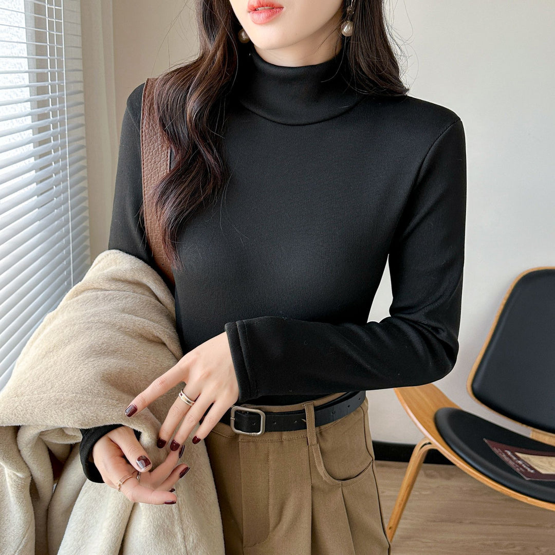 Kvinders langærmet turtleneck top Stilla