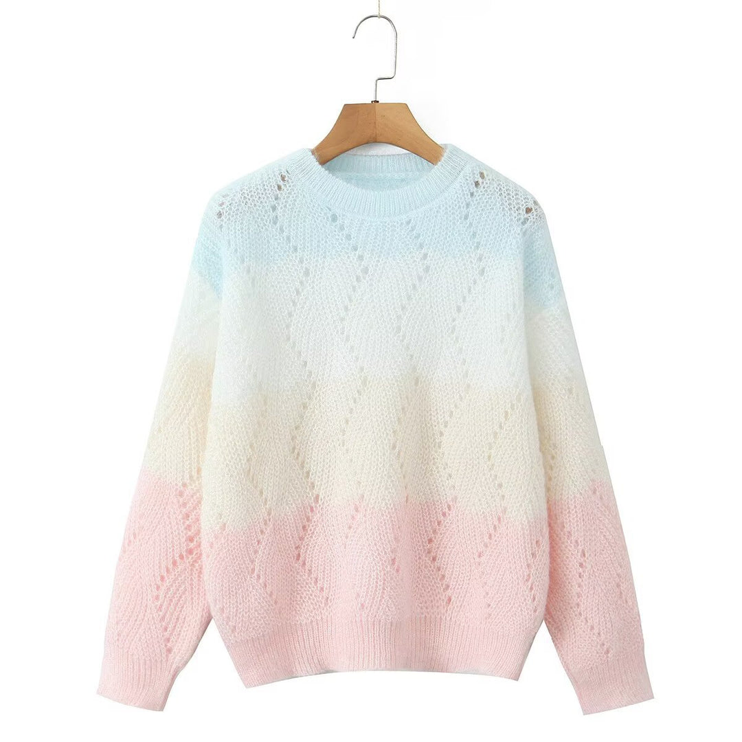 Kvinder Komfortabel Strik Sweater med Delikate Farver Stilla
