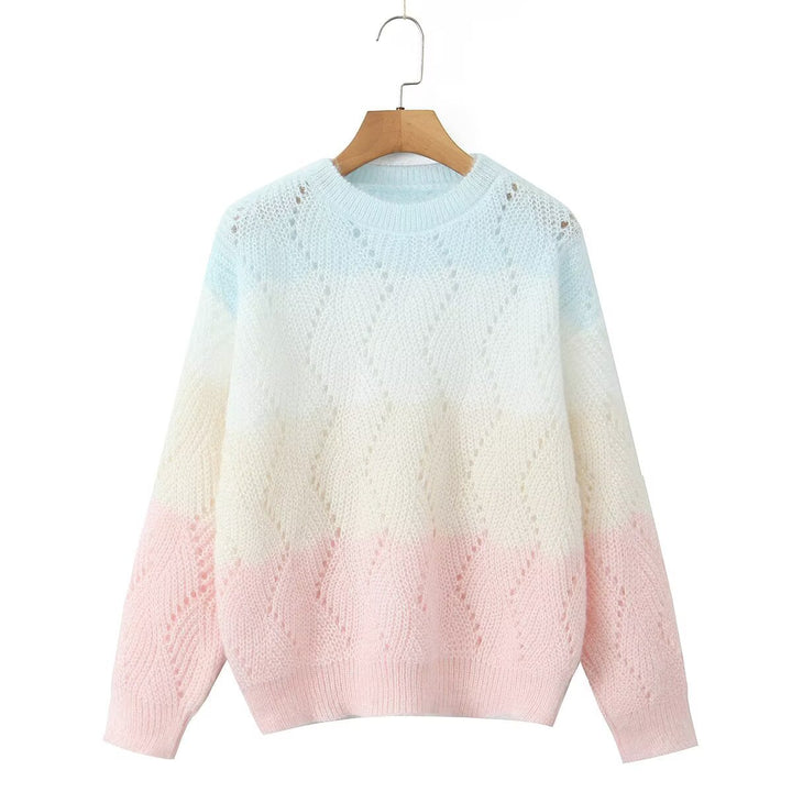 Kvinder Komfortabel Strik Sweater med Delikate Farver Stilla