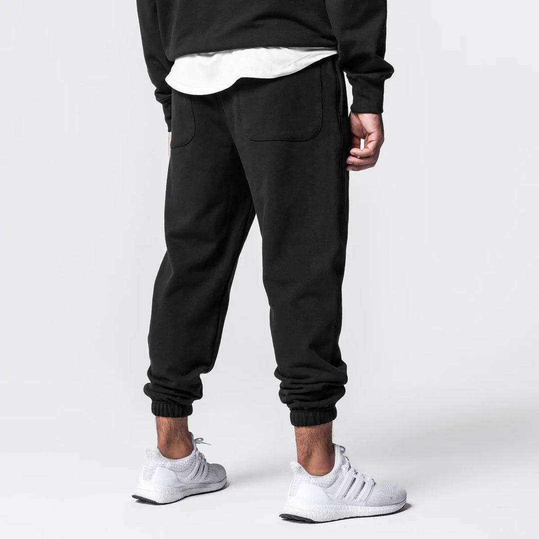 Herrer Sporty Joggingbukser med elastisk talje og ribkant Stilla