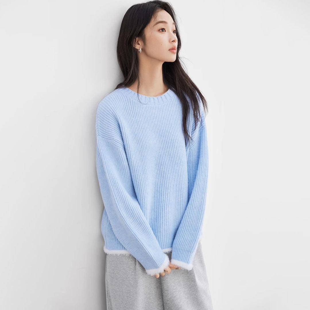 Femme Blød Struktureret Pullover Stilla