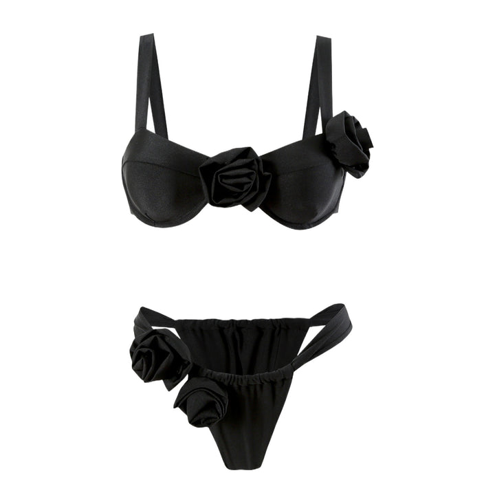 Femme Floral Akzent Bikini Sæt Stilla