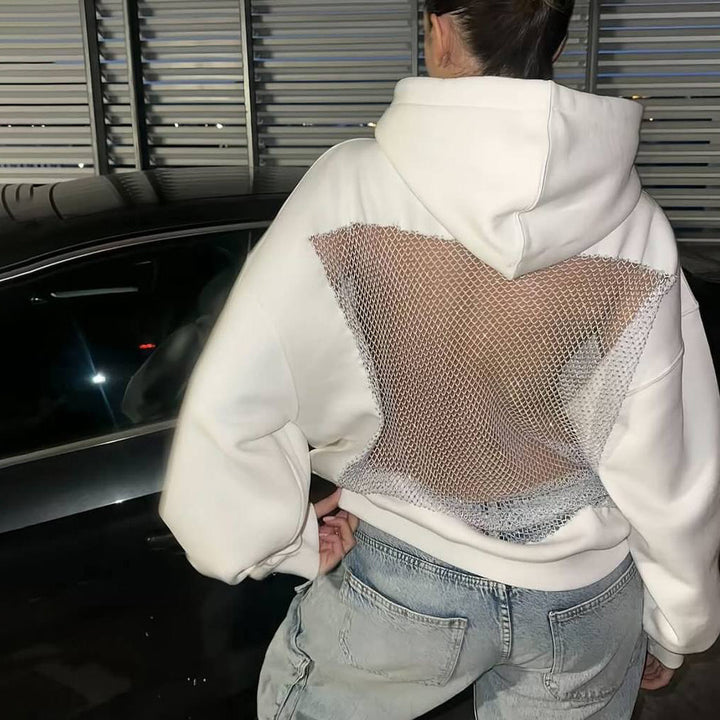 Women's Urban Hoodie with Mesh Details Stilla