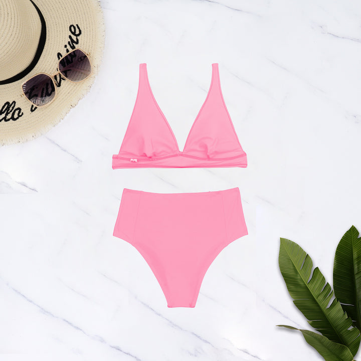 Damer Højskåret Bikini med dyb V-udskæring Skovae