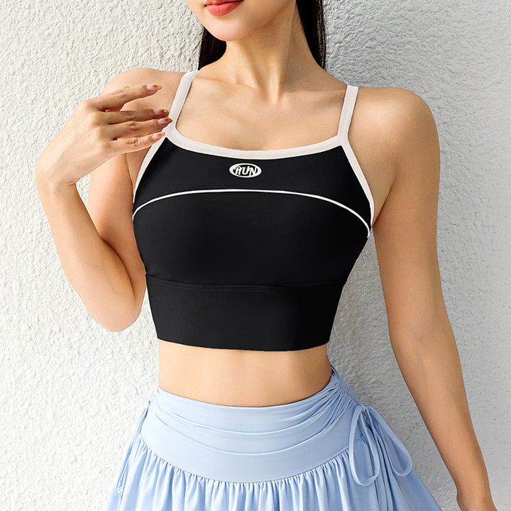 Dame Sport-Bustier med justerbare stropper og fugttransporterende materiale Stilla