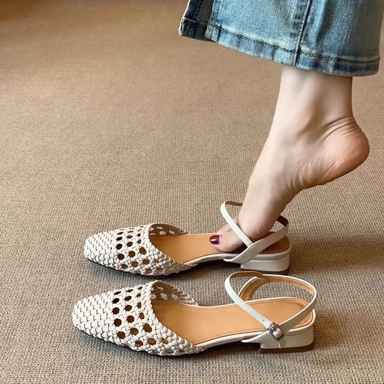 Dame Vevde Slippers Sandaler med Justerbar Rem Stilla