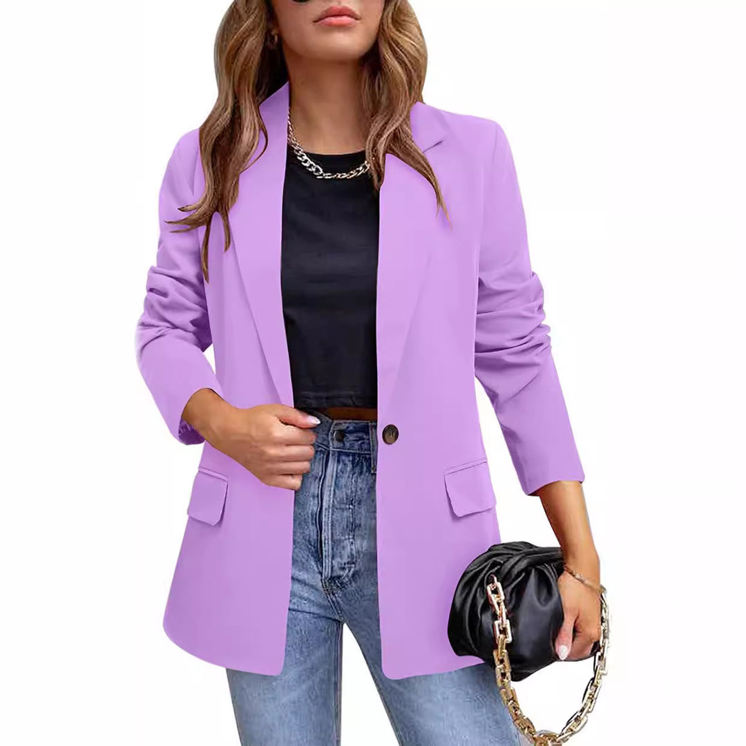 Dame Elegant Blazer med moderne snit og praktiske lommer Stilla