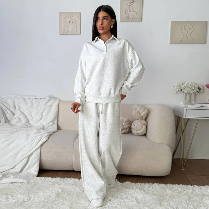 Dame elegant polo t-shirt med en afslappet pasform og bløde materialer
