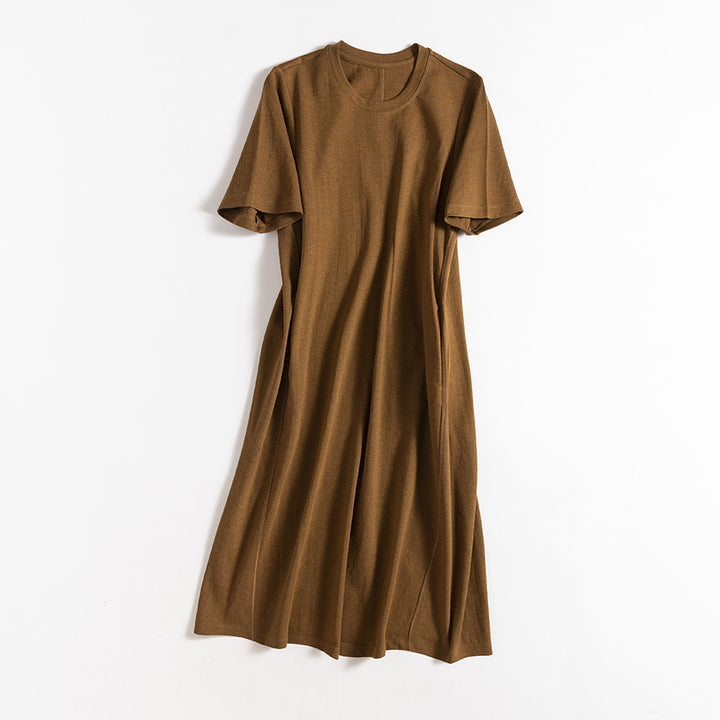 Frau Casual Maxi Kjole Stilla