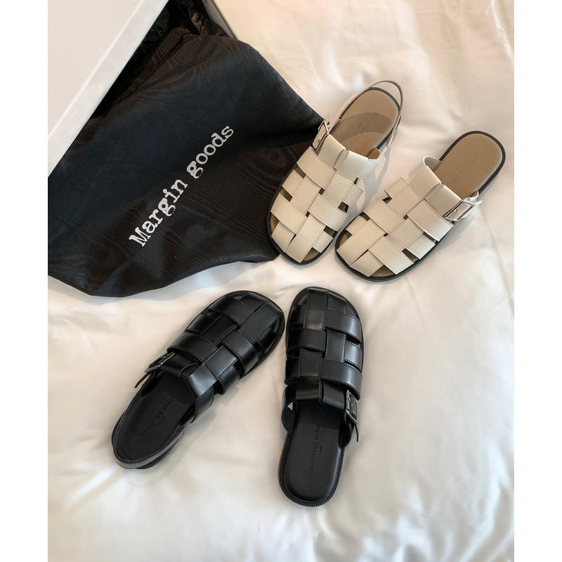 Femme Chic Krydsrem Slide Sandaler Stilla