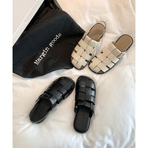 Femme Chic Krydsrem Slide Sandaler Stilla