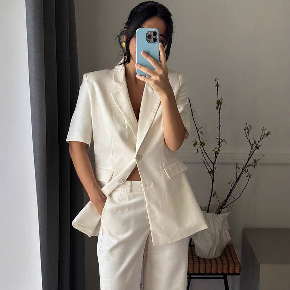 Dame Business Blazer i afslappet snit Stilla
