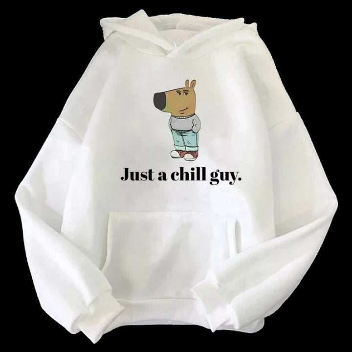 Kvinders hoodie med kreativt dyremotiv Skovae