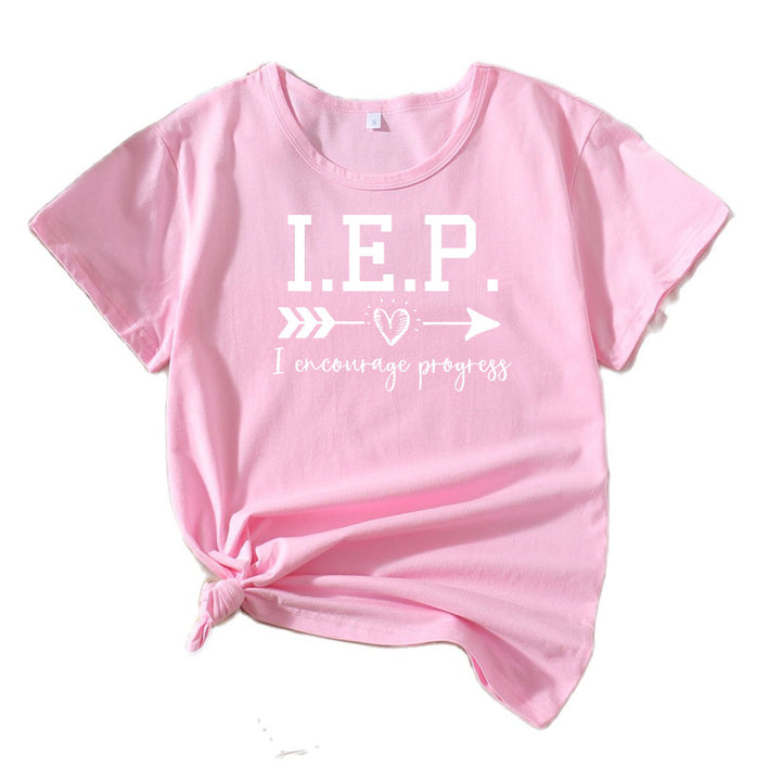 Kvinder Inspirerende Besked Grafik T-shirt Stilla