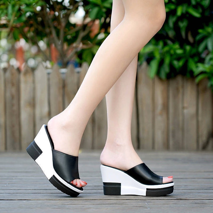 Dame Wedge-sandaler med ergonomisk fodseng og skridsikker sål Stilla