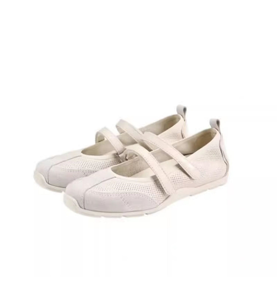 Dame Åndbare Mary Jane Sneakers med Krydsrem Design Stilla