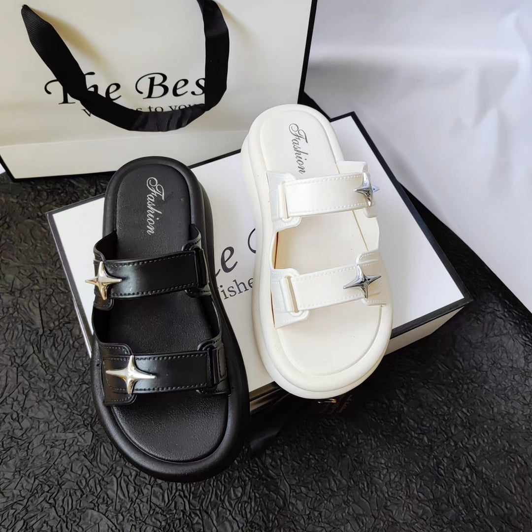 Dame Bequeme Sandaler med stilfulde spænder Stilla